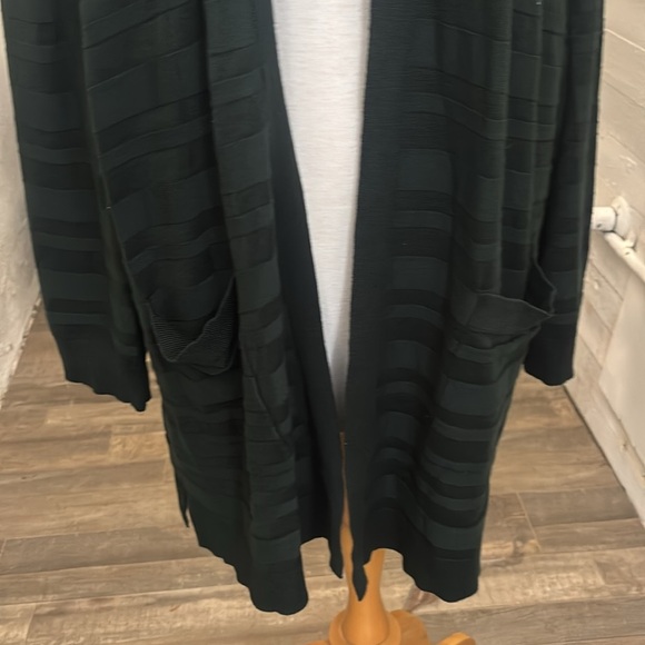 Lane Bryant Dark Green Open Front Cardigan Size 26/28 NWT - Picture 5 of 7